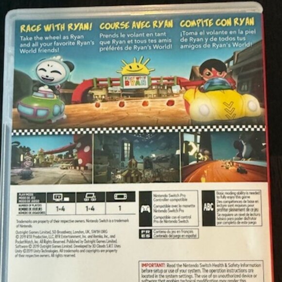 Ryan's World Race With Ryan - Nintendo Switch Game (Rated E for Everyone) - Picture 3 of 5